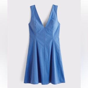 Banana Republic Linen Blend V Neck Lightweight Midi Dress Women’s Sz 4